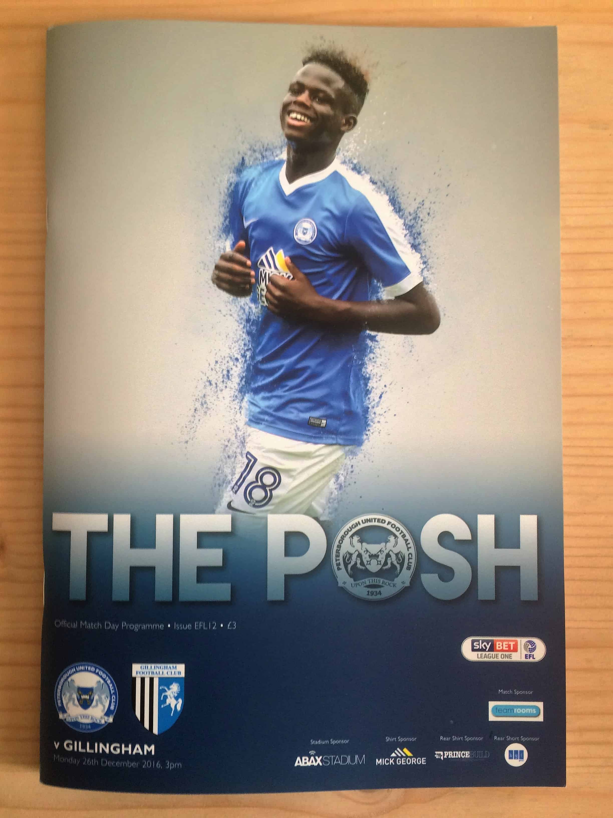 Peterborough United FC v Gillingham FC